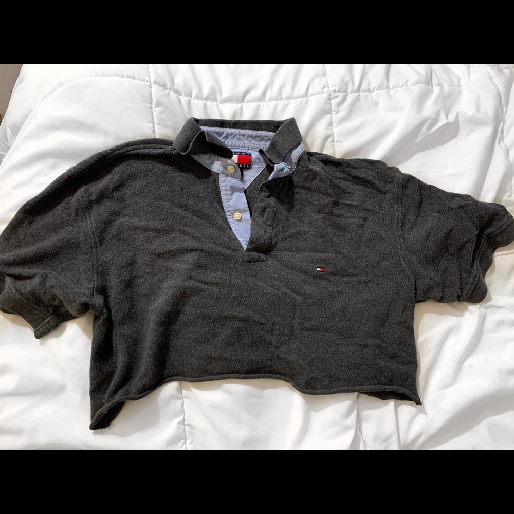 Tommy Hilfiger cropped button up